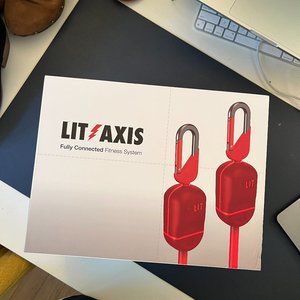 Lit Method Axis - Cherry Bluetooth Portable Resistance Training Pilates